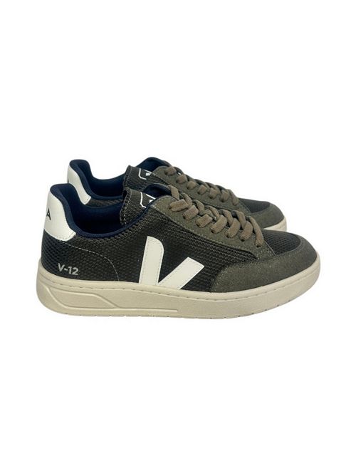 sneakers donna v-12 militare Veja | XD0102820AOLIVE WHITE